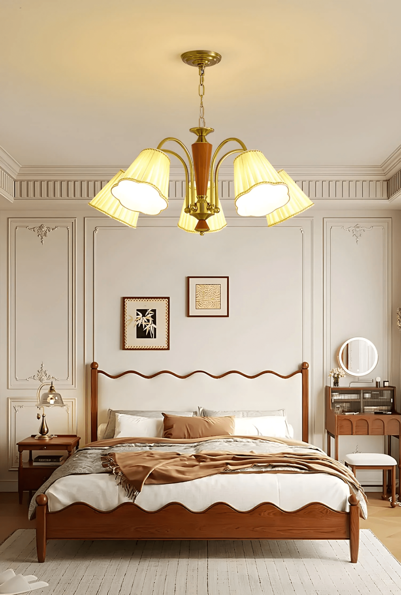 Elijh Vintage Chandelier-Neutral Decor