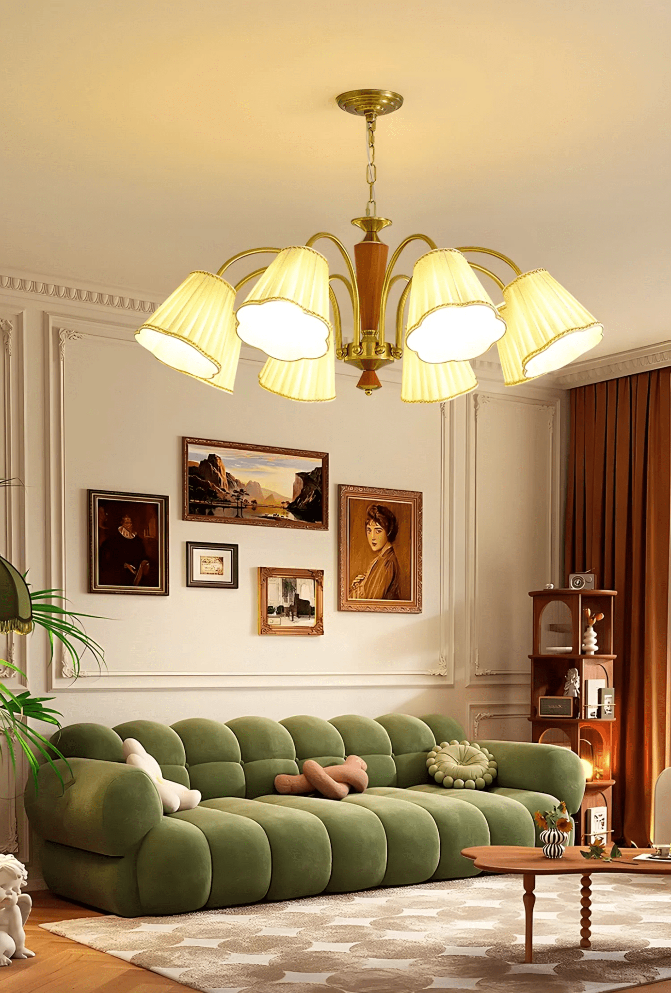 Elijh Vintage Chandelier-Neutral Decor