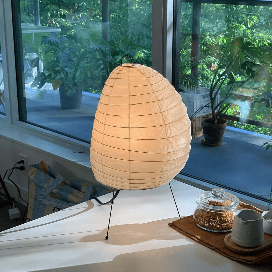 Elaris Modern Rice Paper Table Lamp-Neutral Decor