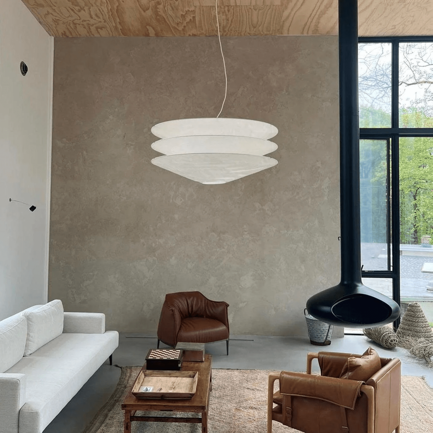 Liam Modern Pendant Lamp-Neutral Decor