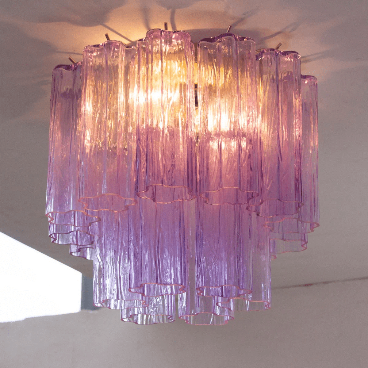 Serin Ceiling Lamp Pink Waterfall Style-Neutral Decor