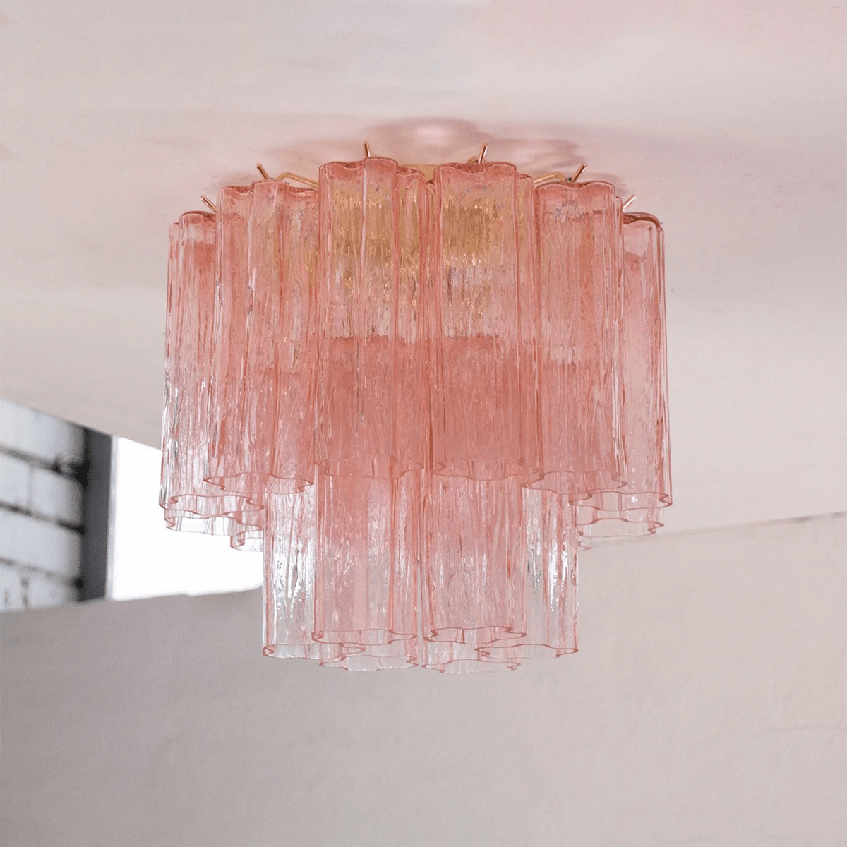 Serin Ceiling Lamp Pink Waterfall Style-Neutral Decor