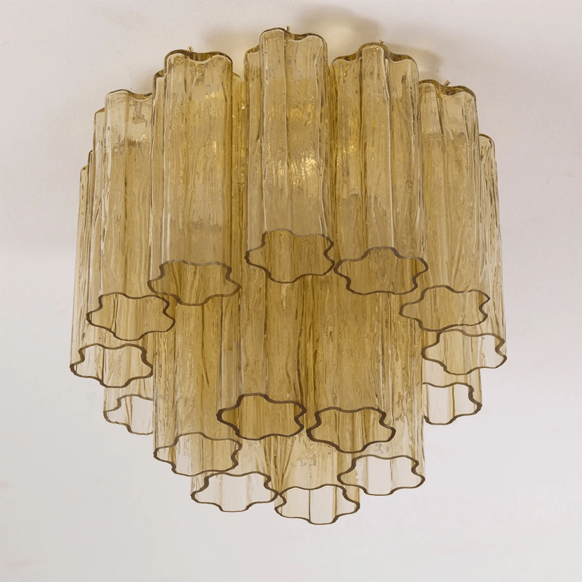 Seraphina Tubes Ceiling Lamp Pink Waterfall Style-Neutral Decor