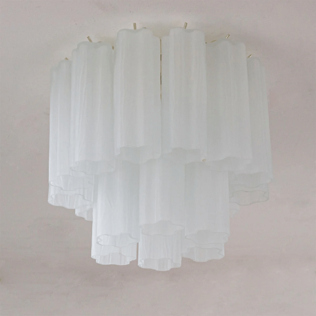 Seraphina Tubes Ceiling Lamp Pink Waterfall Style-Neutral Decor