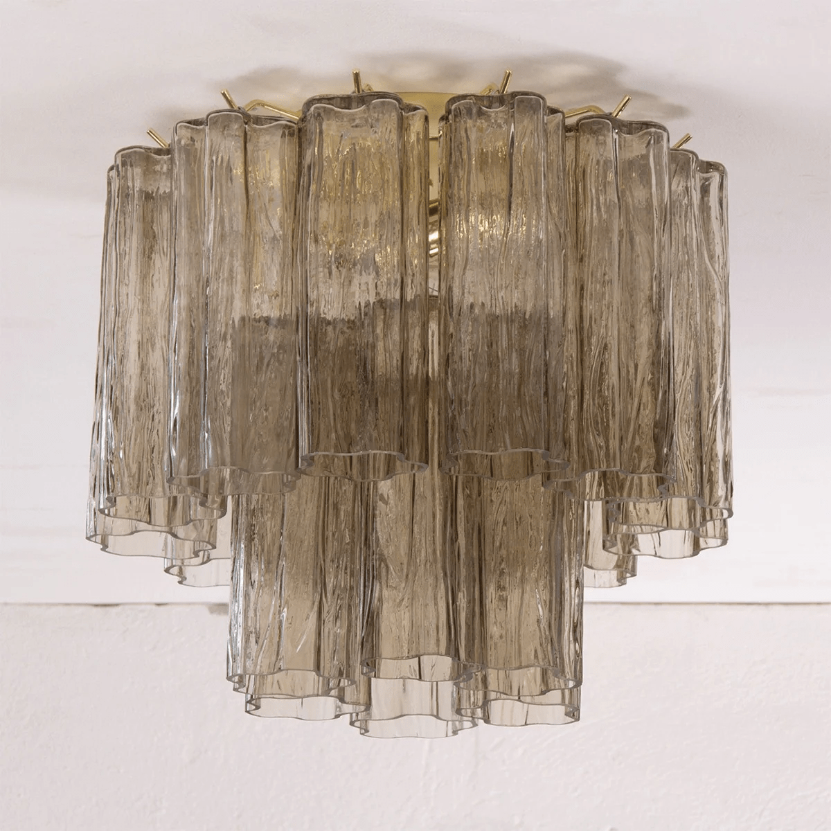 Seraphina Tubes Ceiling Lamp Pink Waterfall Style-Neutral Decor