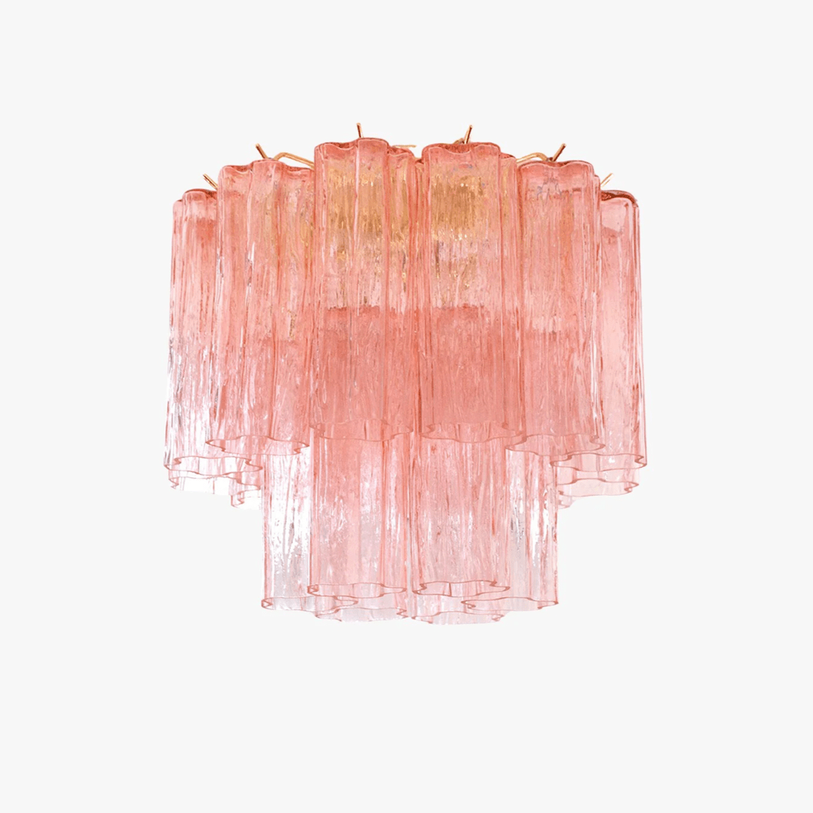 Seraphina Tubes Ceiling Lamp Pink Waterfall Style-Neutral Decor
