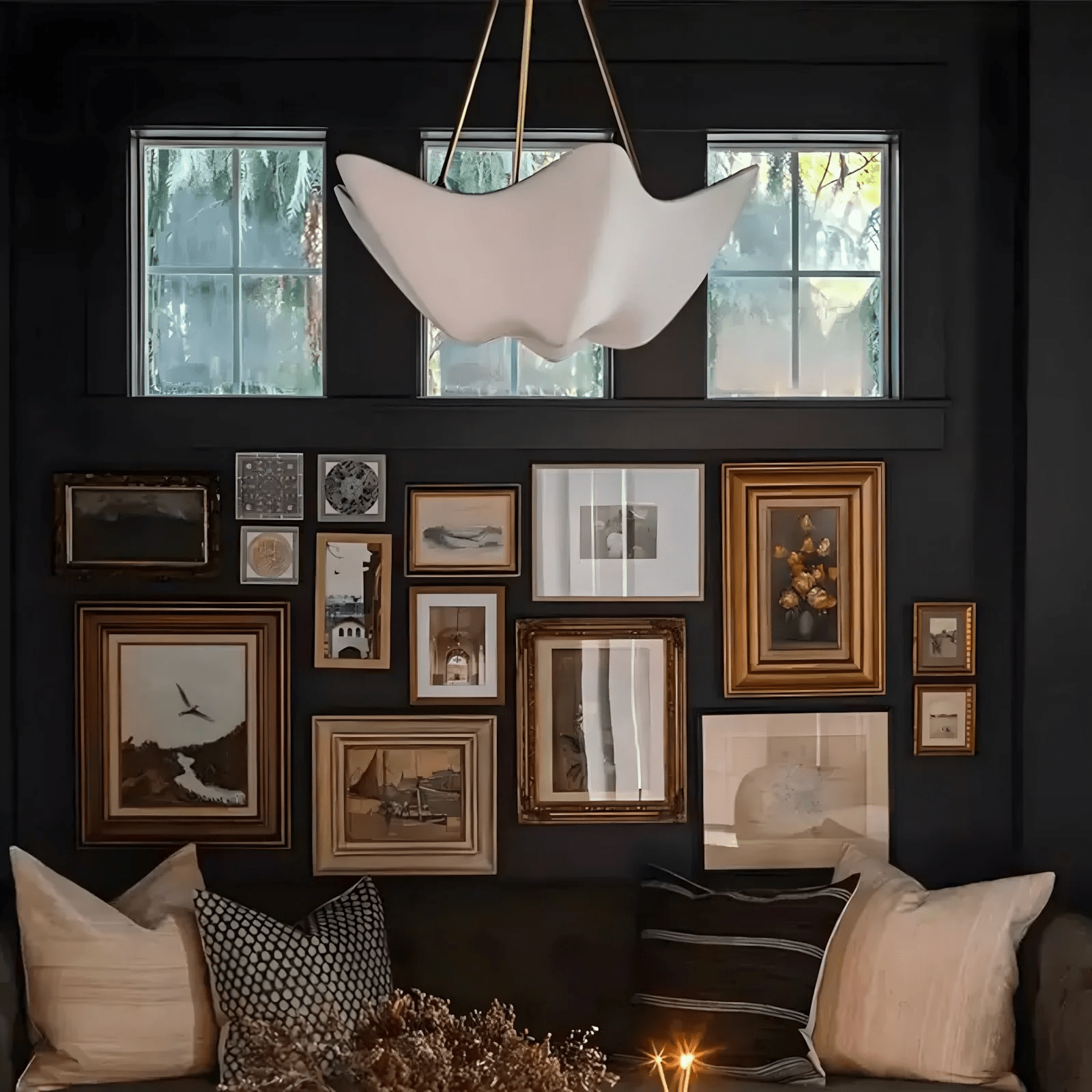 Emerson Modern Plaster Chandelier-Neutral Decor