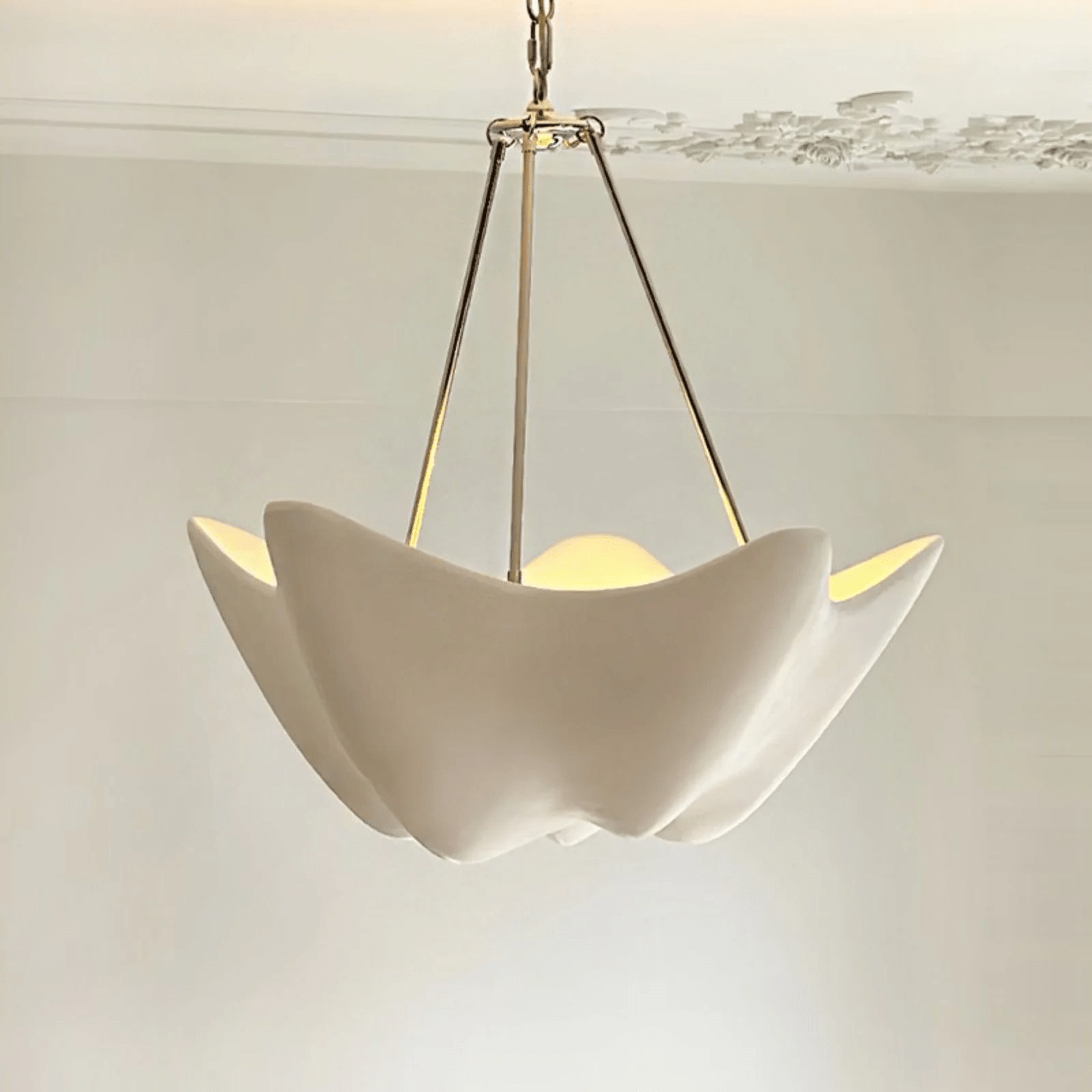 Emerson Modern Plaster Chandelier-Neutral Decor