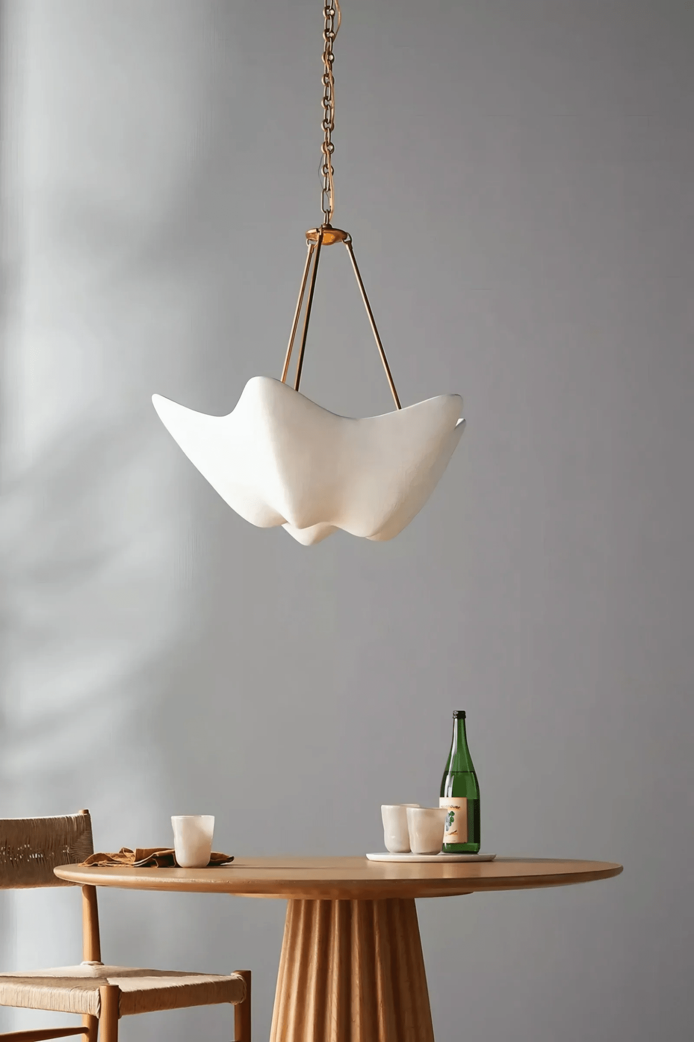 Emerson Modern Plaster Chandelier-Neutral Decor