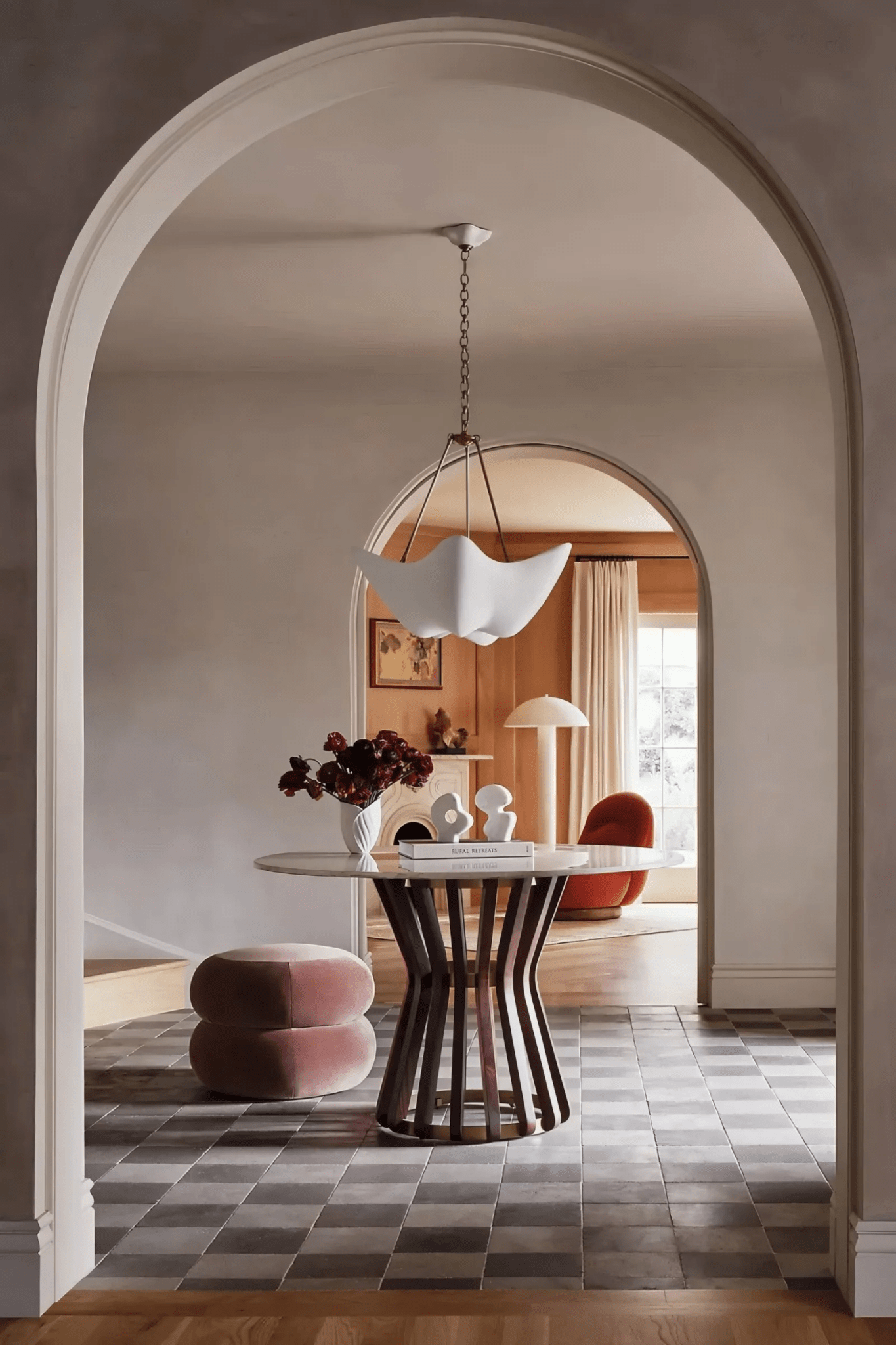 Emerson Modern Plaster Chandelier-Neutral Decor