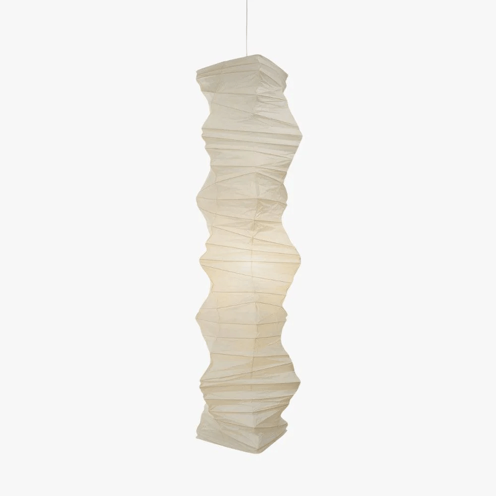 Lydia Modern Paper Pendant Light-Neutral Decor