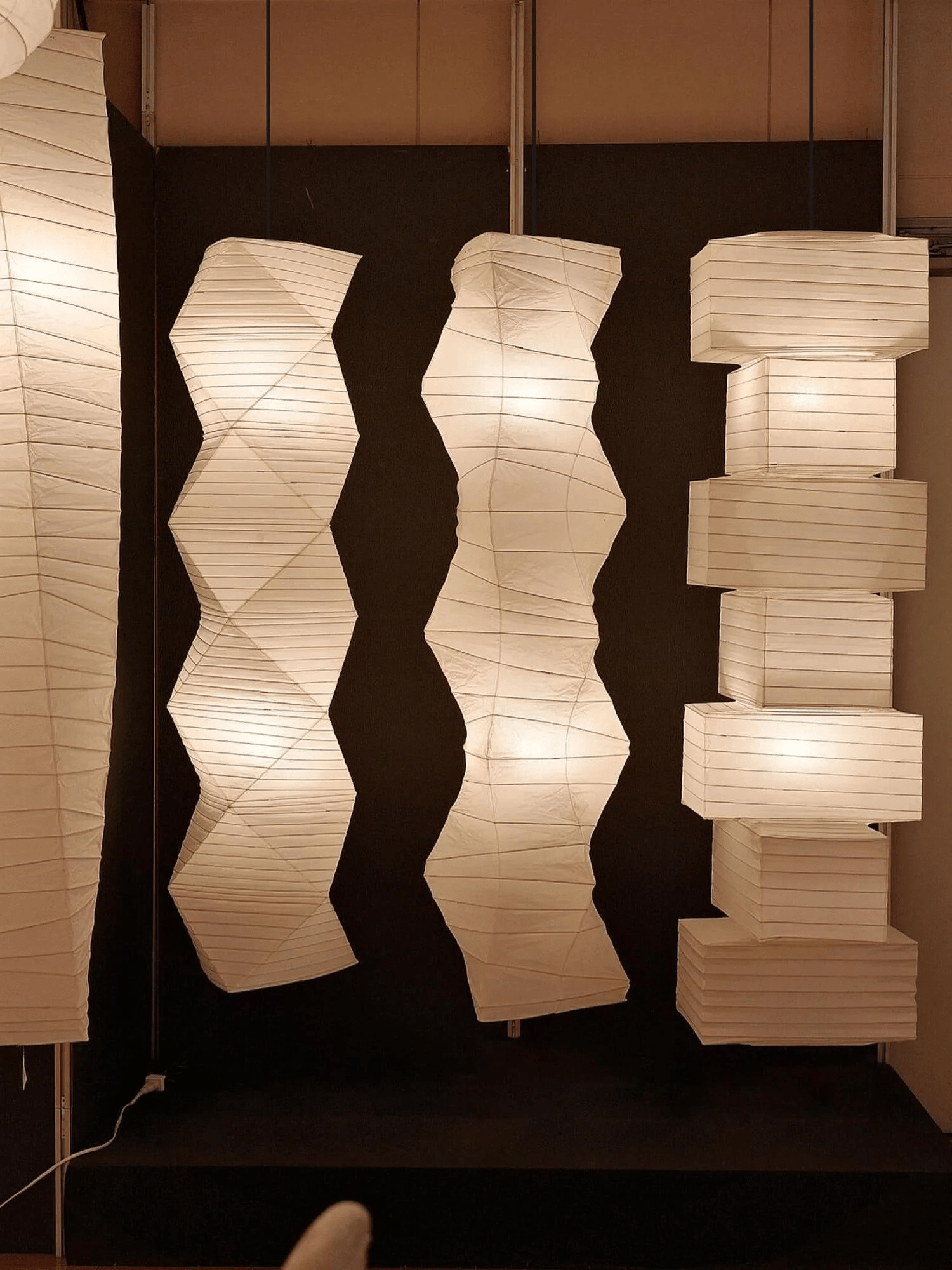 Lydia Modern Paper Pendant Light-Neutral Decor