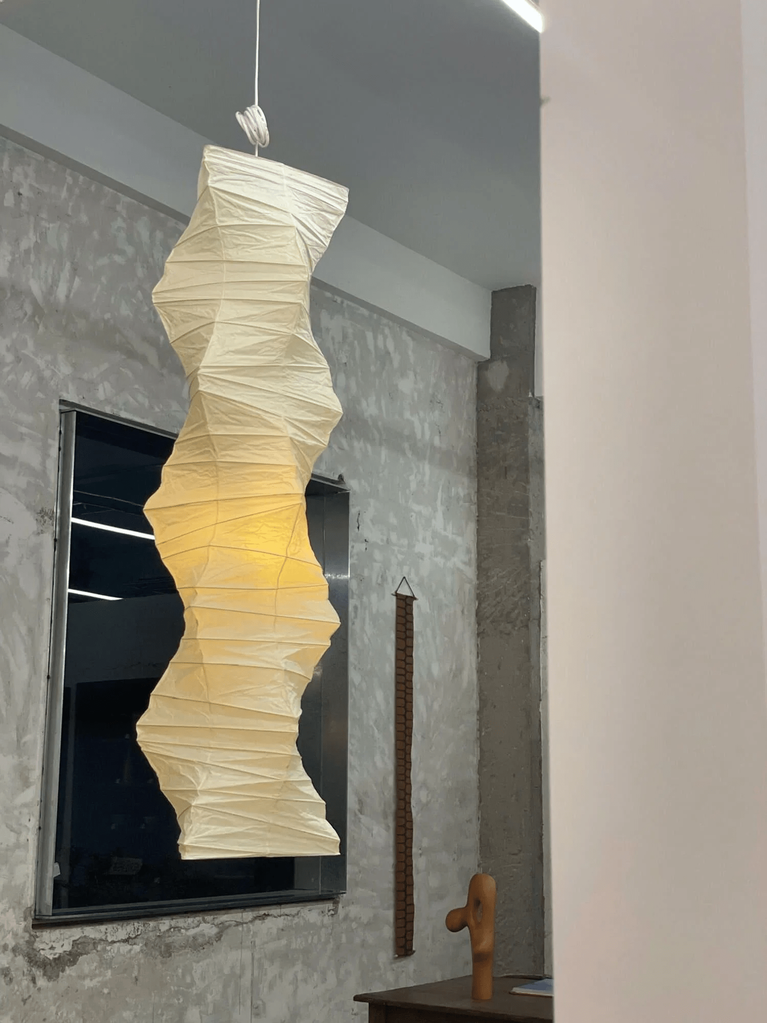 Lydia Modern Paper Pendant Light-Neutral Decor
