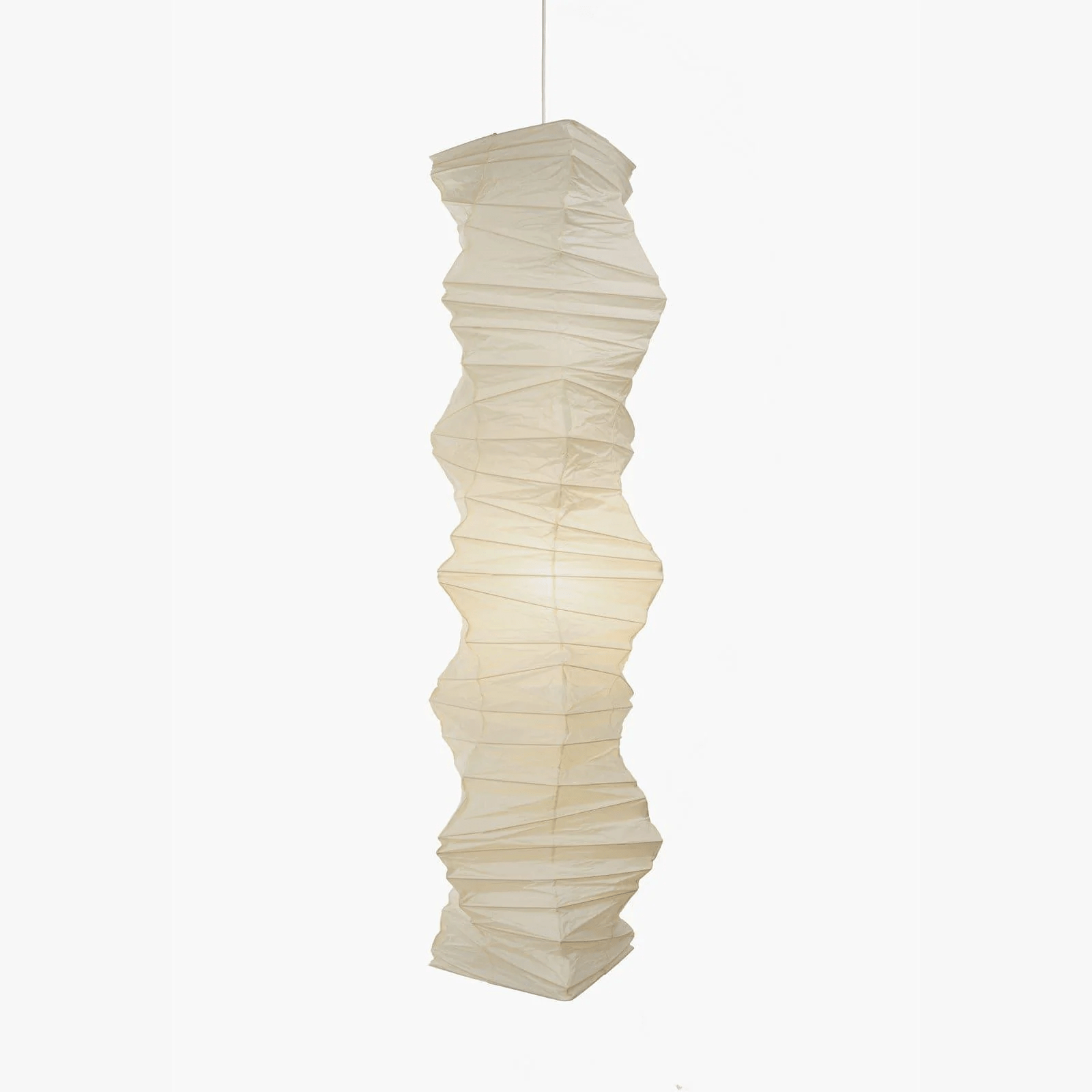 Lydia Modern Paper Pendant Light-Neutral Decor