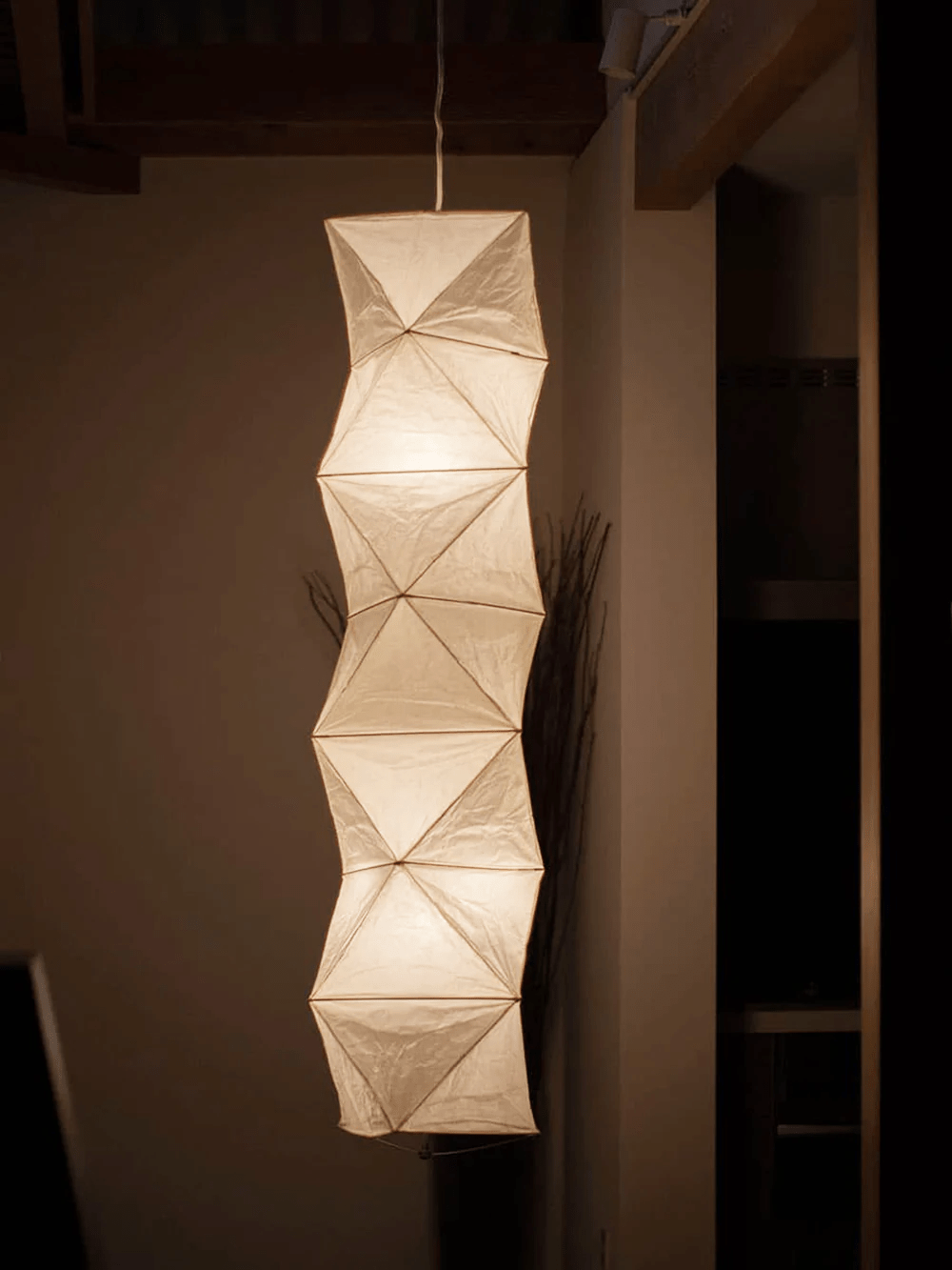 Jirso Minimalist Paper Pendant Light-Neutral Decor