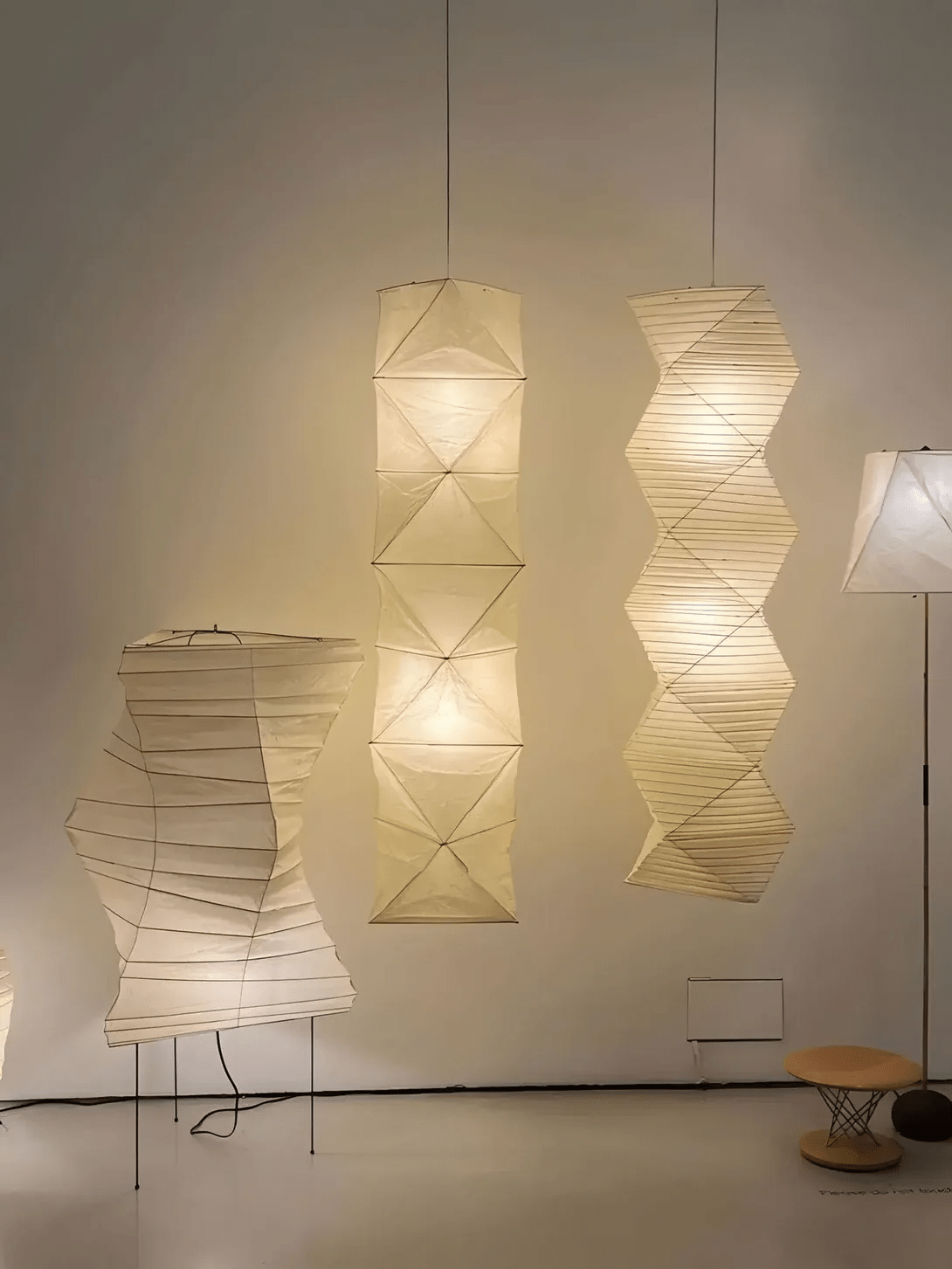 Jirso Minimalist Paper Pendant Light-Neutral Decor
