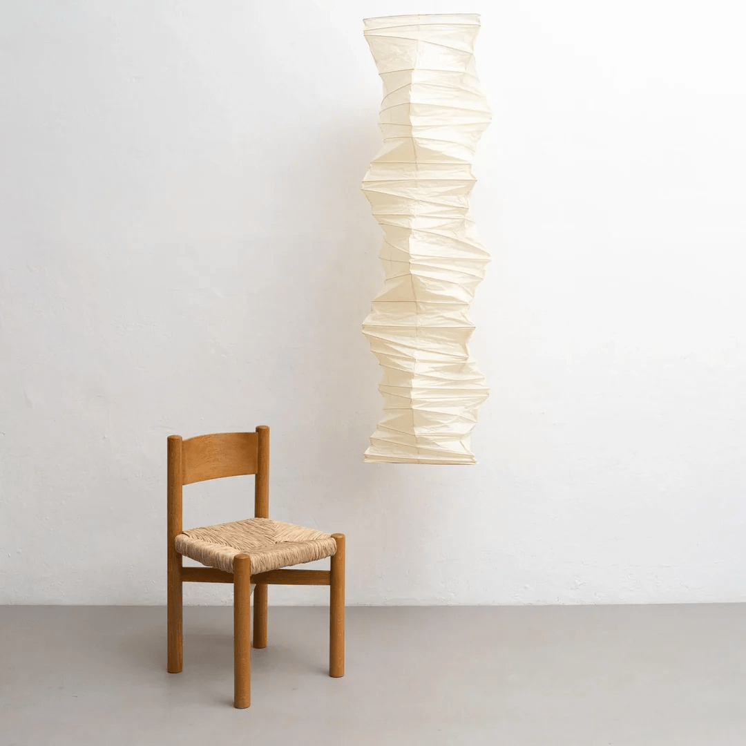 Lydia Modern Paper Pendant Light-Neutral Decor