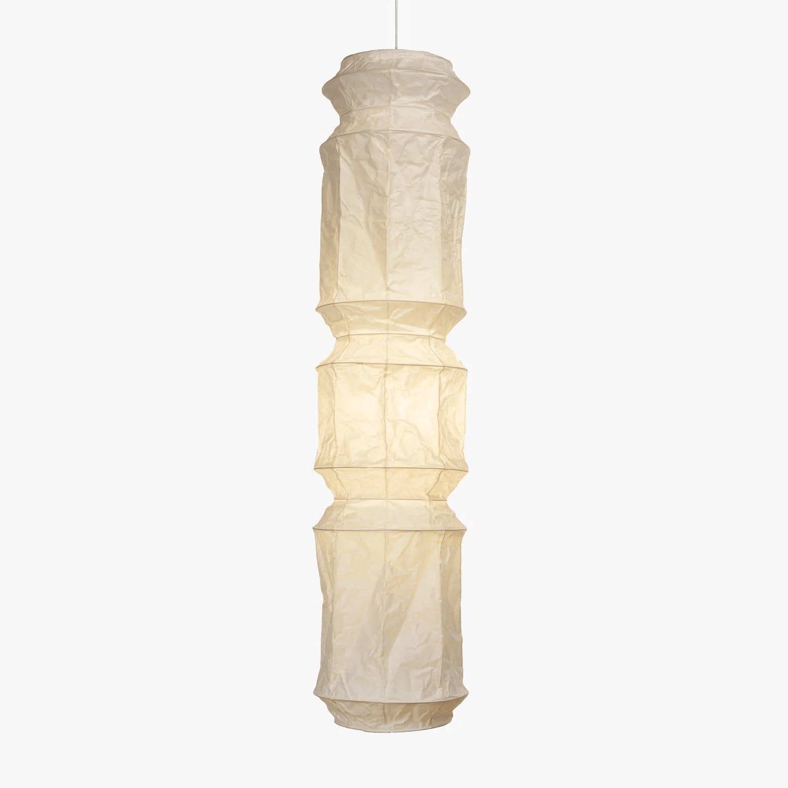 Elsie Vinyage Paper Pendant Light-Neutral Decor