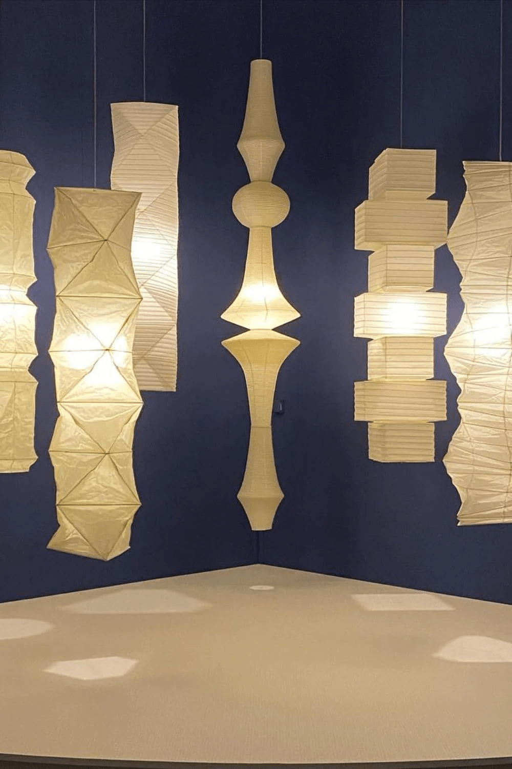 Elsie Vinyage Paper Pendant Light-Neutral Decor