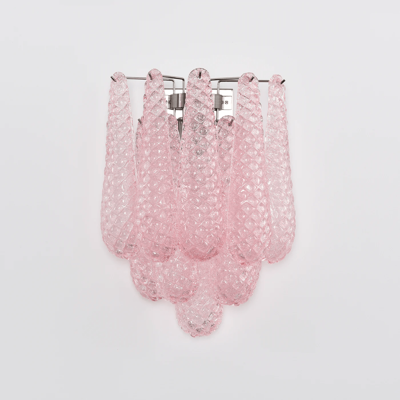 Aurora Wall Lamp Pink Teardrop Glass Floral Artistic-Neutral Decor