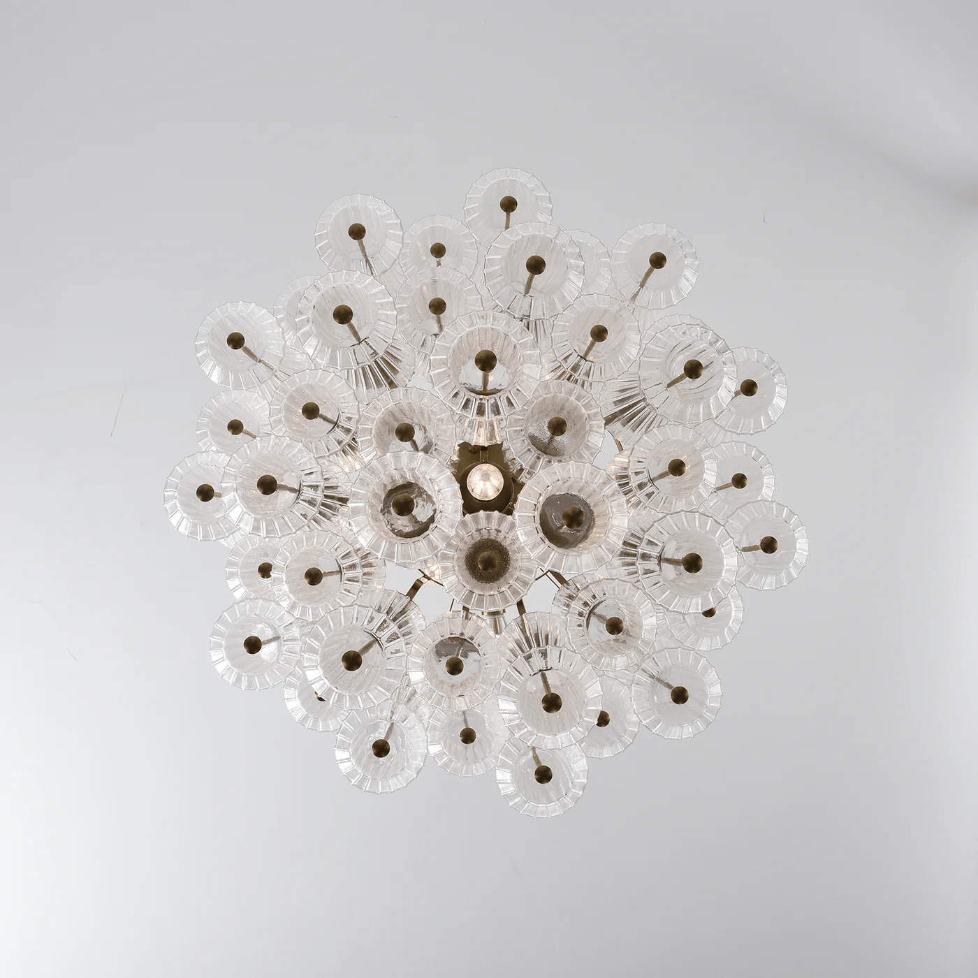 Aurora Chandelier Murano Glass Floral Cascade-Neutral Decor