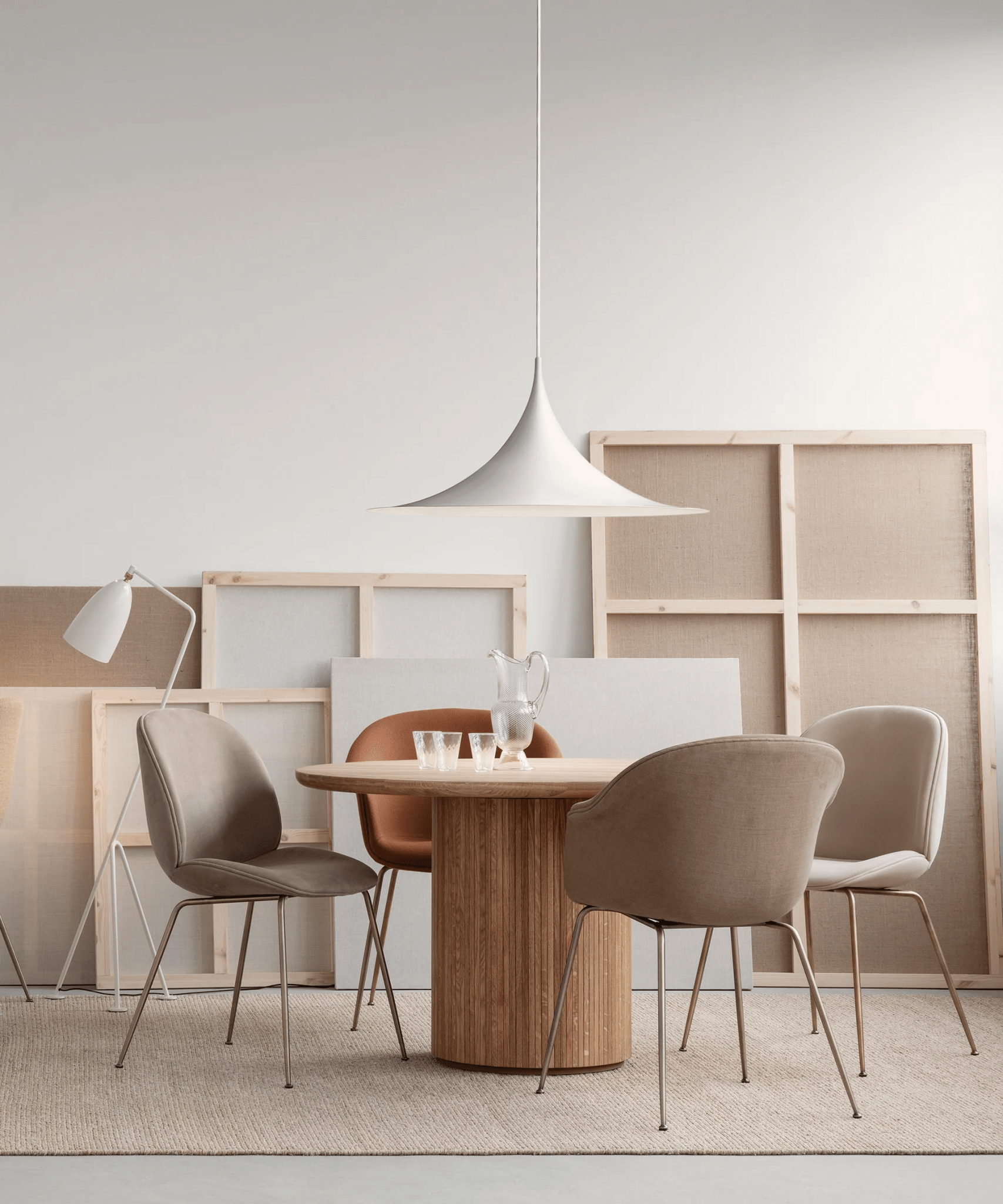 Nirixy Steel Sculptural Pendant Light-Neutral Decor