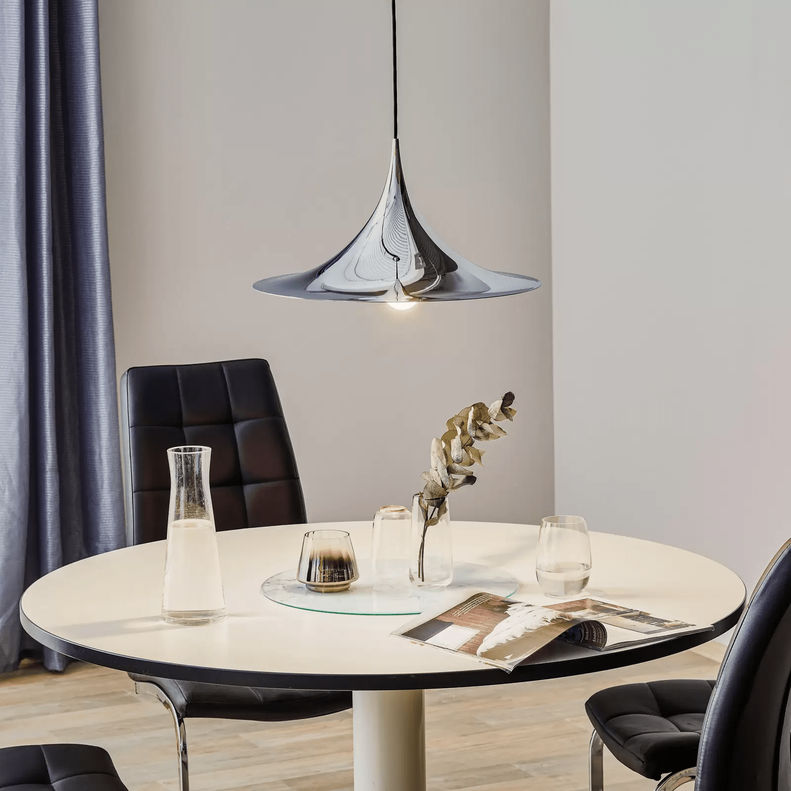 Nirixy Steel Sculptural Pendant Light-Neutral Decor