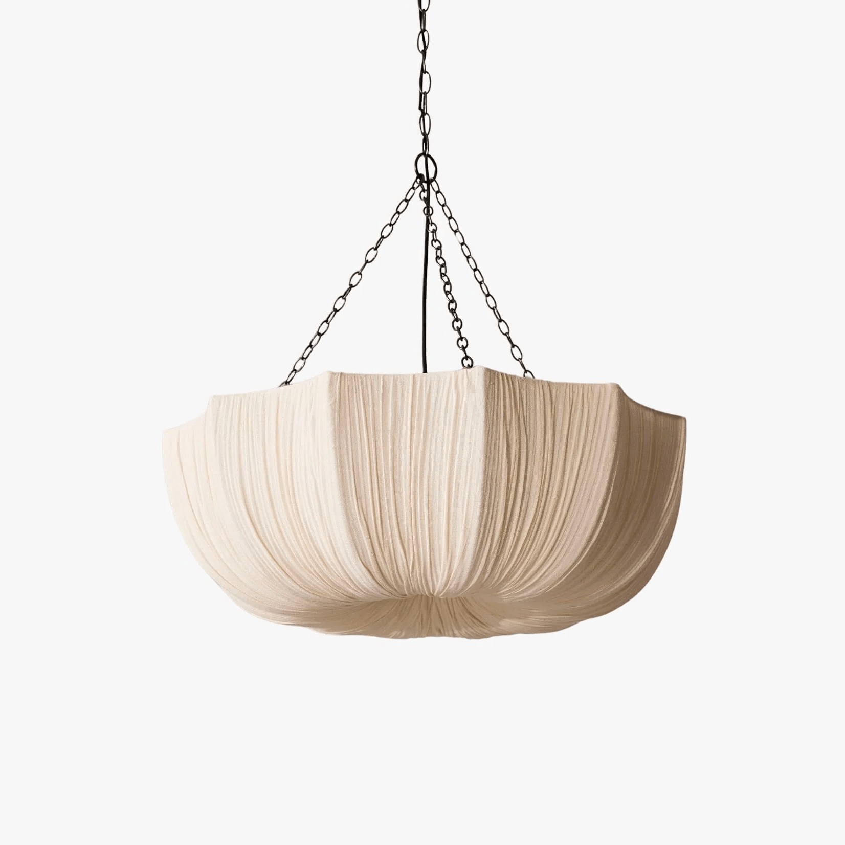 Hopty Vintage Fabric Pendant Lamp-Neutral Decor