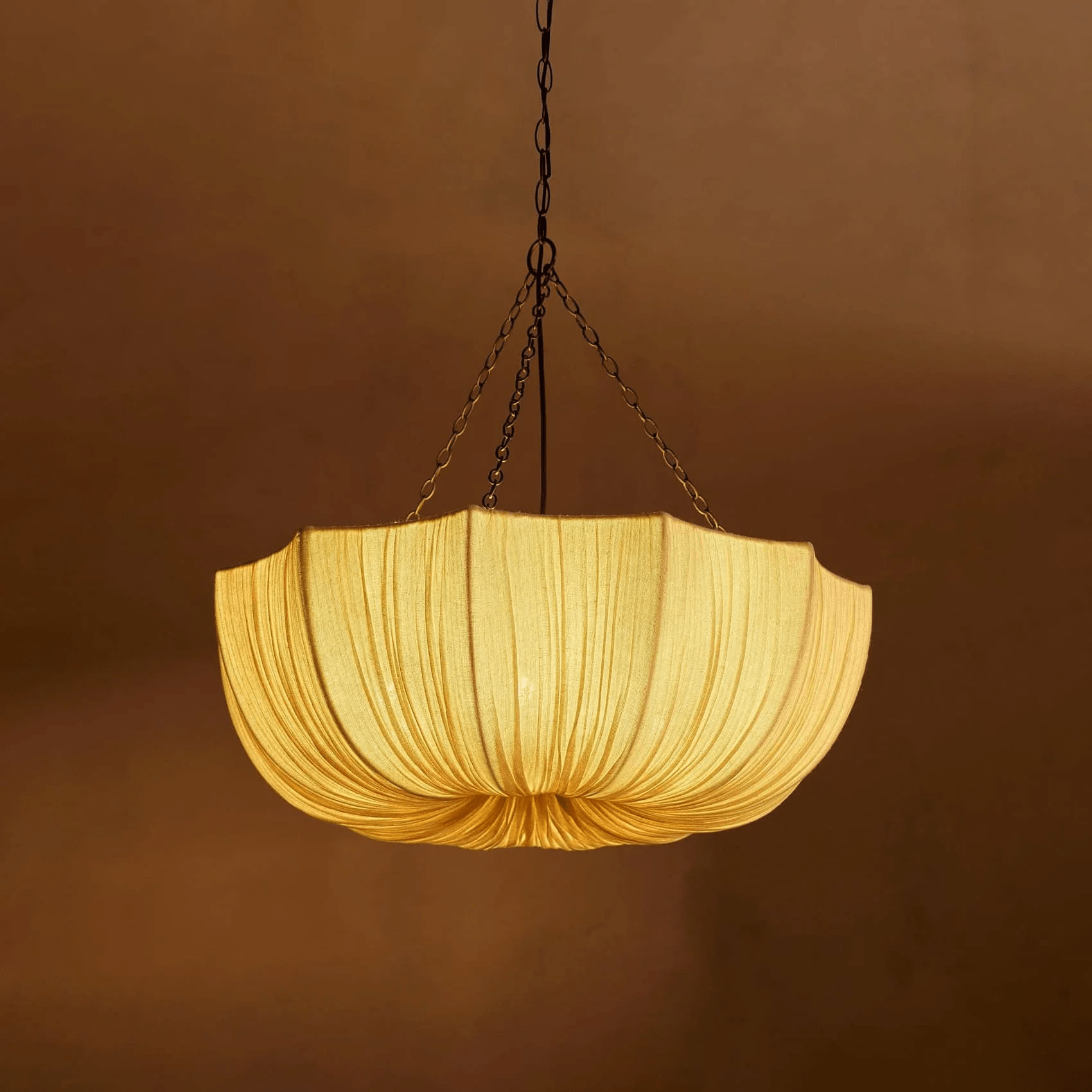 Hopty Vintage Fabric Pendant Lamp-Neutral Decor