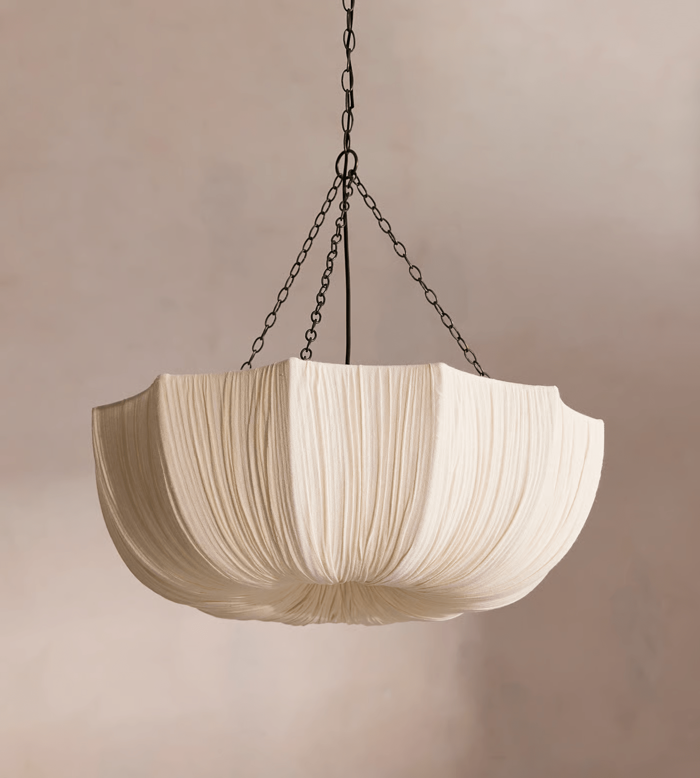 Hopty Vintage Fabric Pendant Lamp-Neutral Decor