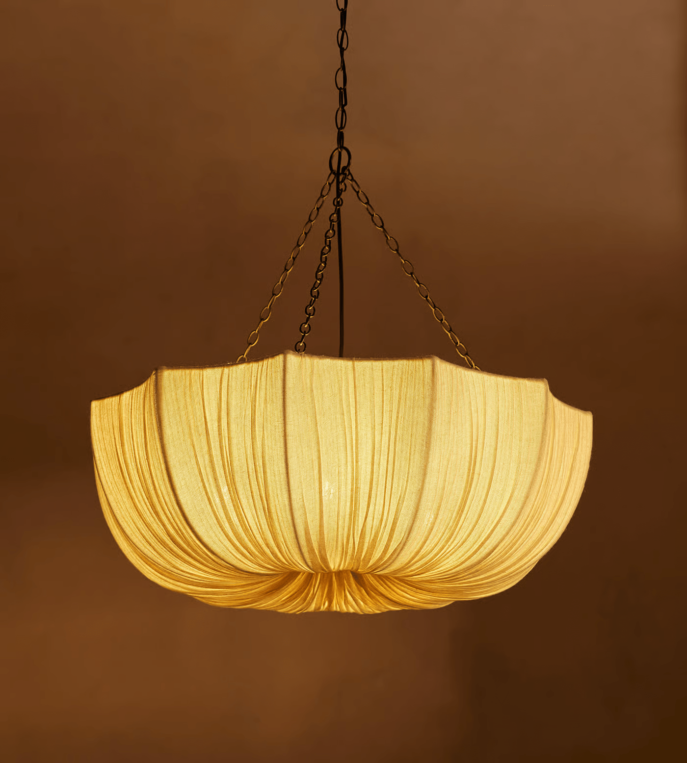 Hopty Vintage Fabric Pendant Lamp-Neutral Decor