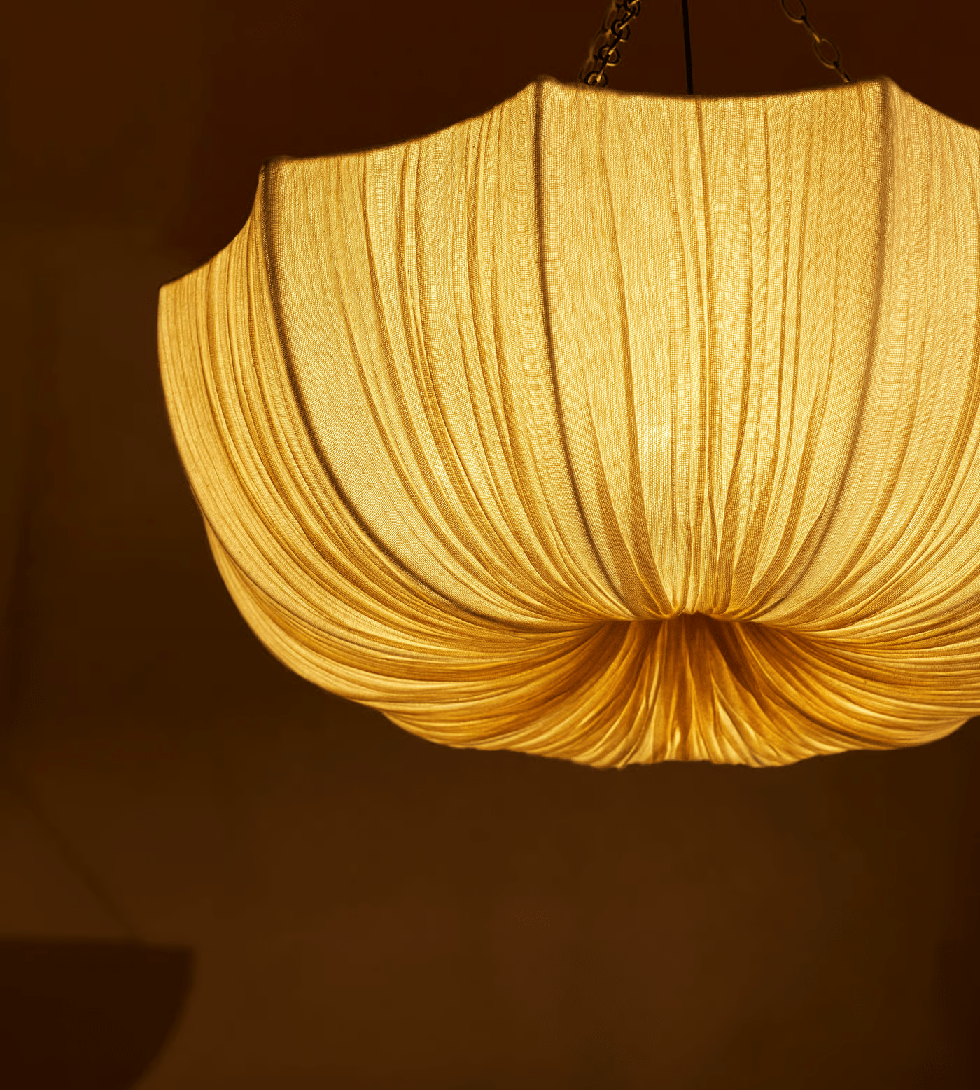 Hopty Vintage Fabric Pendant Lamp-Neutral Decor