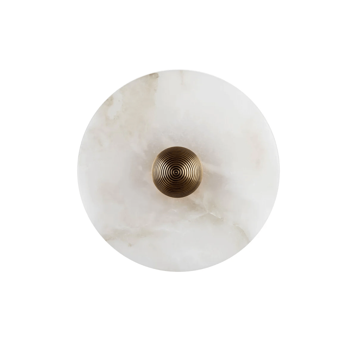 Selene Minimalist Alabaster Ceiling Light-Neutral Decor