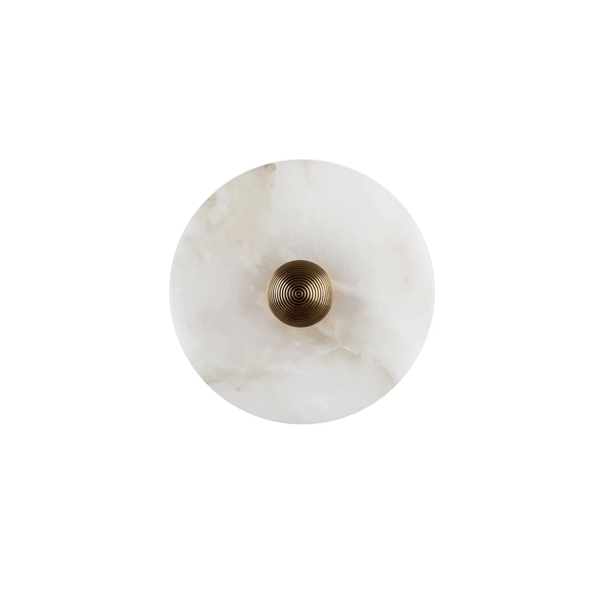 Selene Minimalist Alabaster Ceiling Light-Neutral Decor
