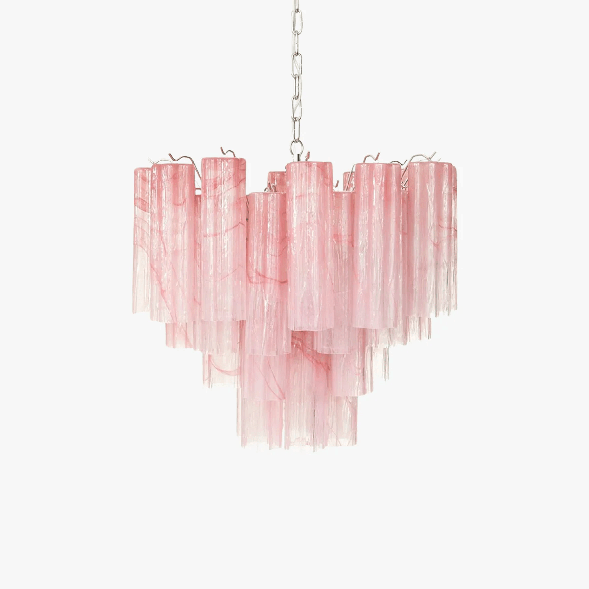 Aurora Chandelier Murano Glass Tiered-Neutral Decor