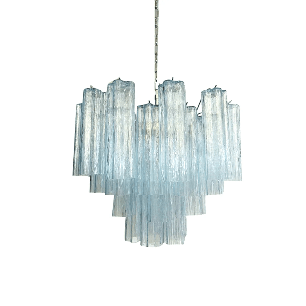 Aurora Chandelier Murano Glass Tiered-Neutral Decor