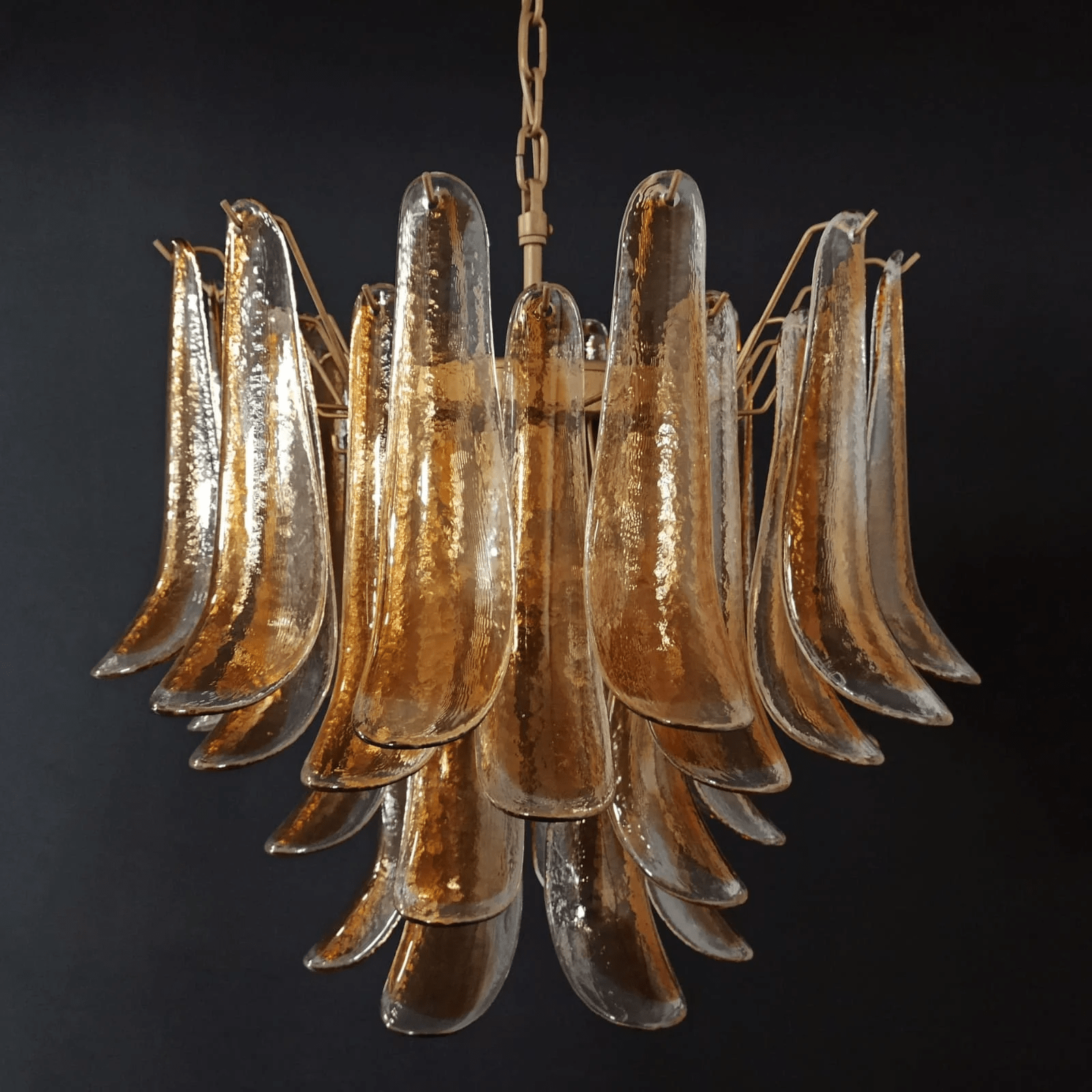 Aurora Chandelier Murano Glass Tiered Italian-Neutral Decor
