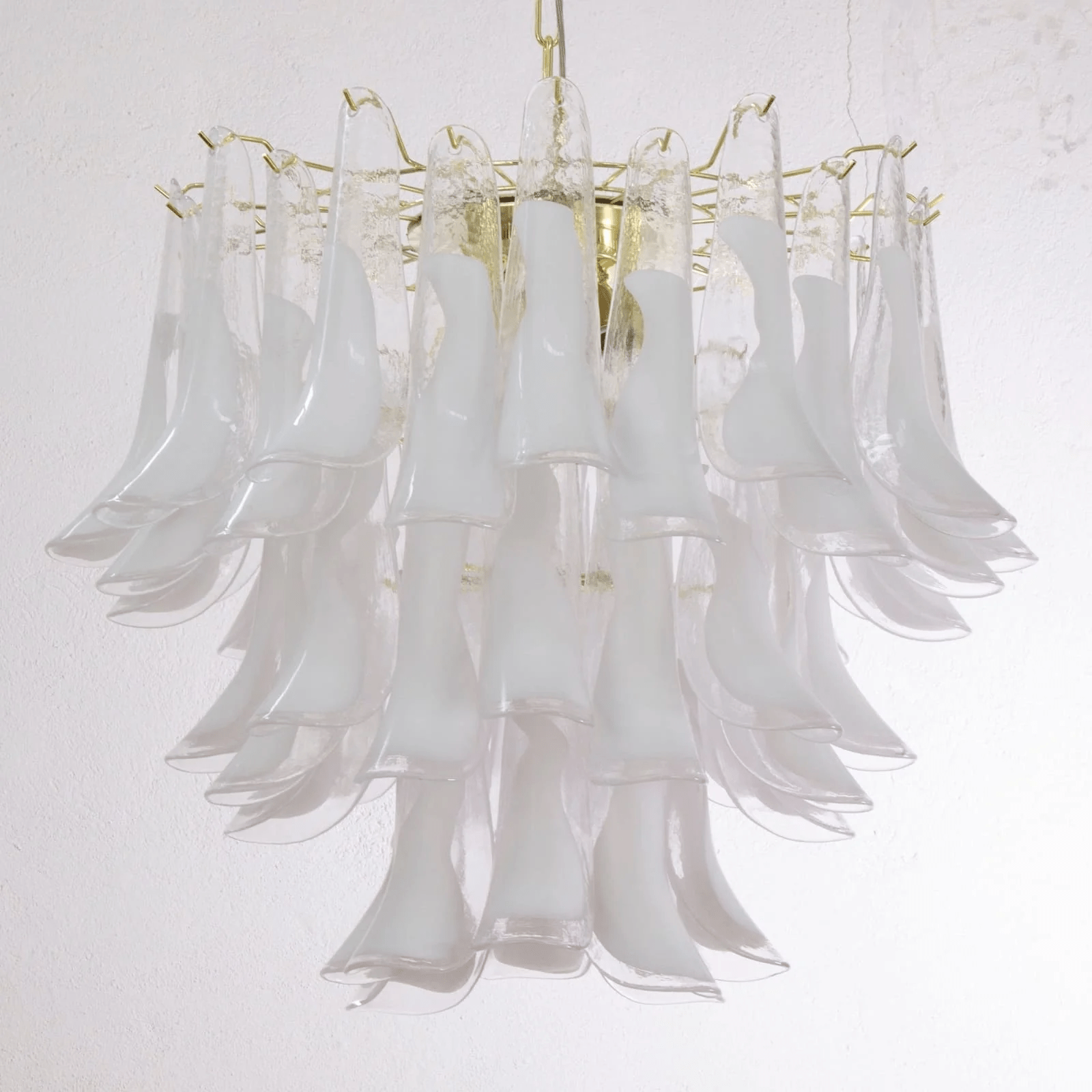 Aurora Chandelier Murano Glass Tiered Italian-Neutral Decor