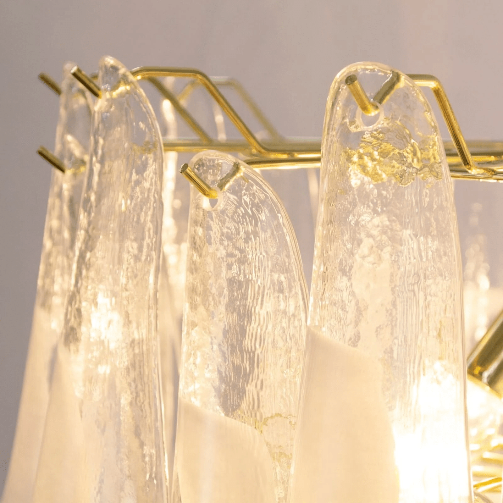 Aurora Chandelier Murano Glass Tiered Italian-Neutral Decor
