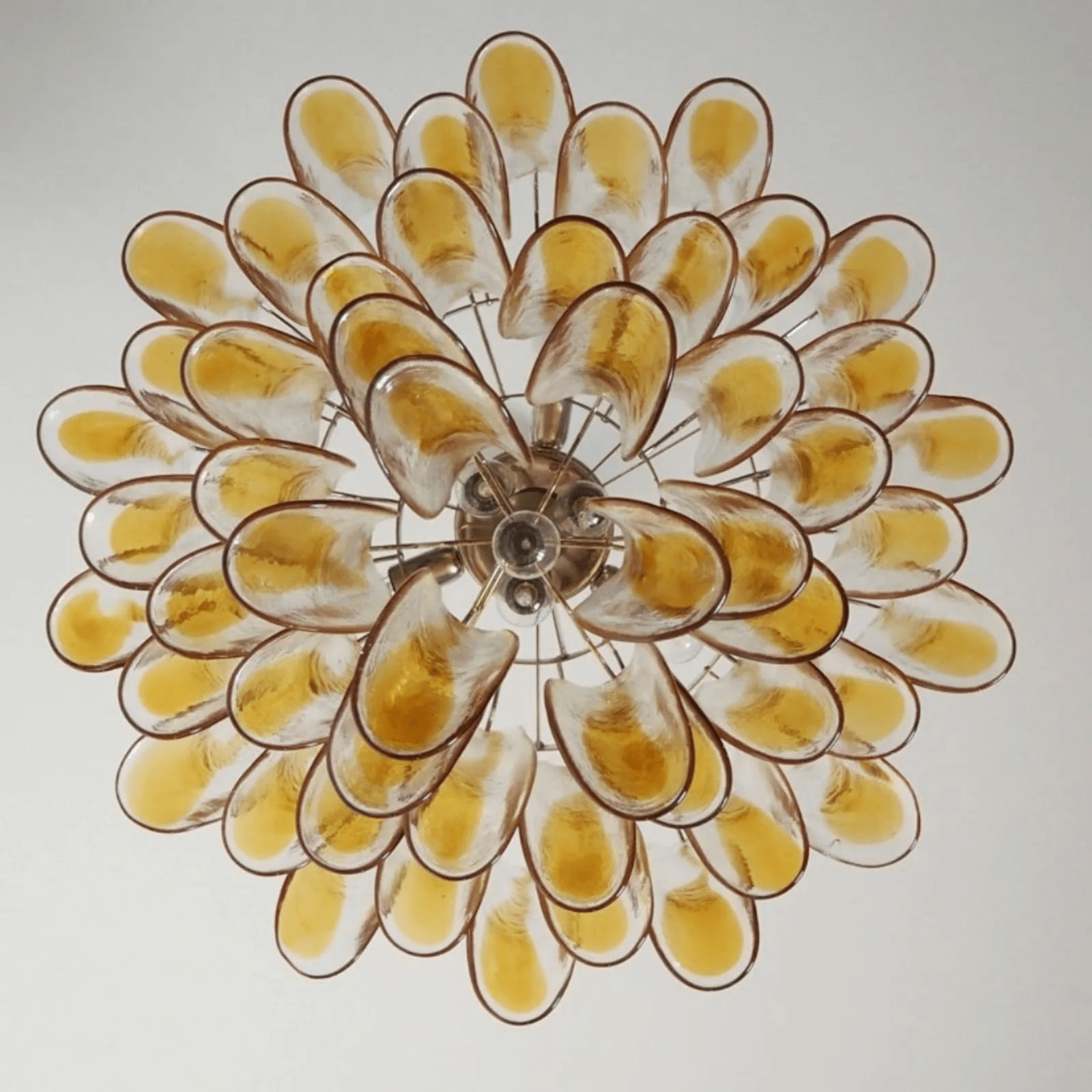 Aurora Chandelier Murano Glass Tiered Italian-Neutral Decor