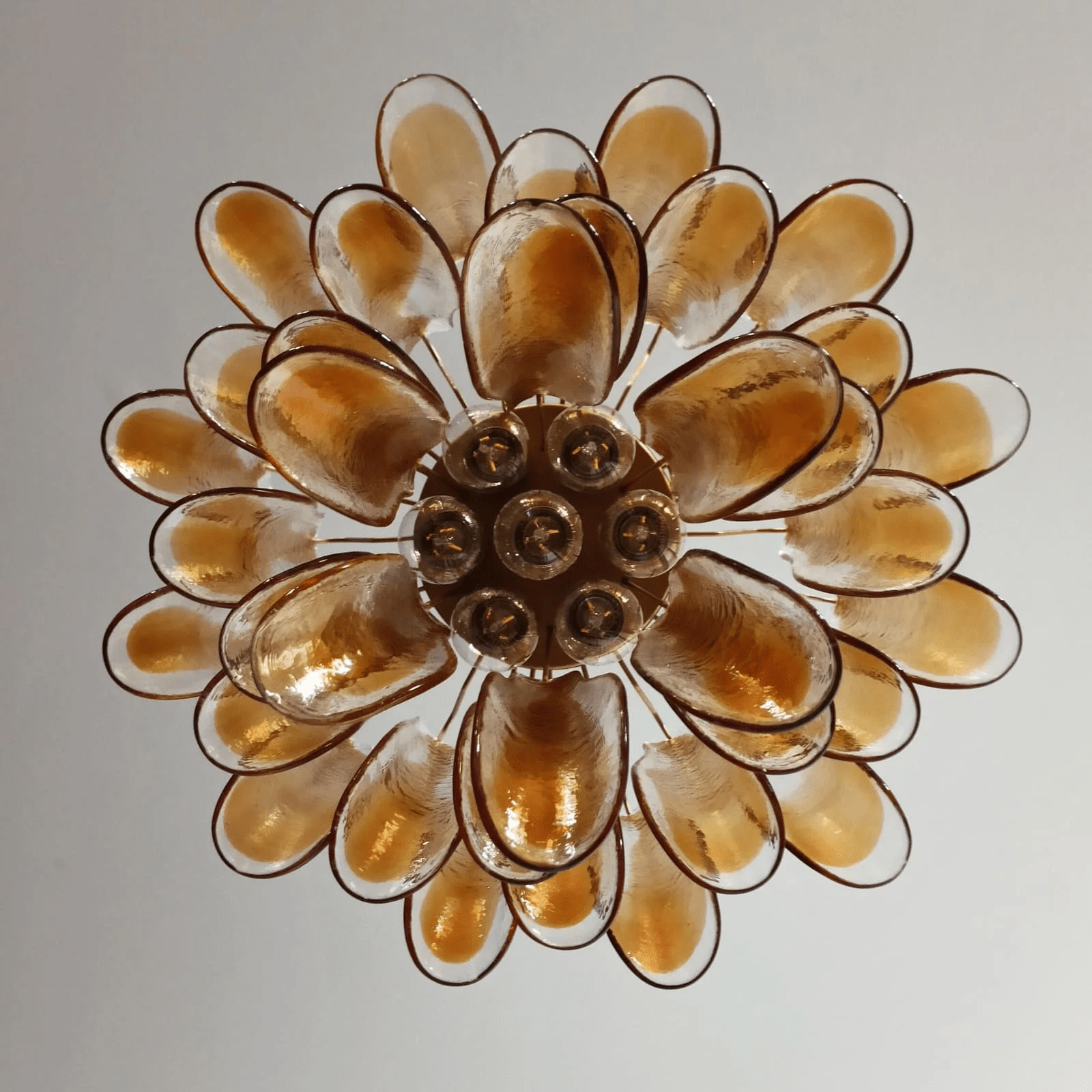 Aurora Chandelier Murano Glass Tiered Italian-Neutral Decor