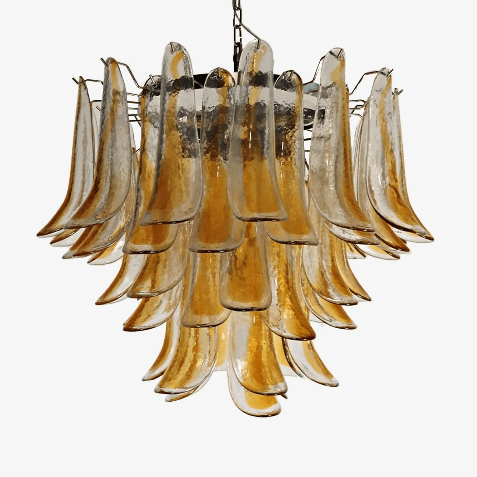 Aurora Chandelier Murano Glass Tiered Italian-Neutral Decor