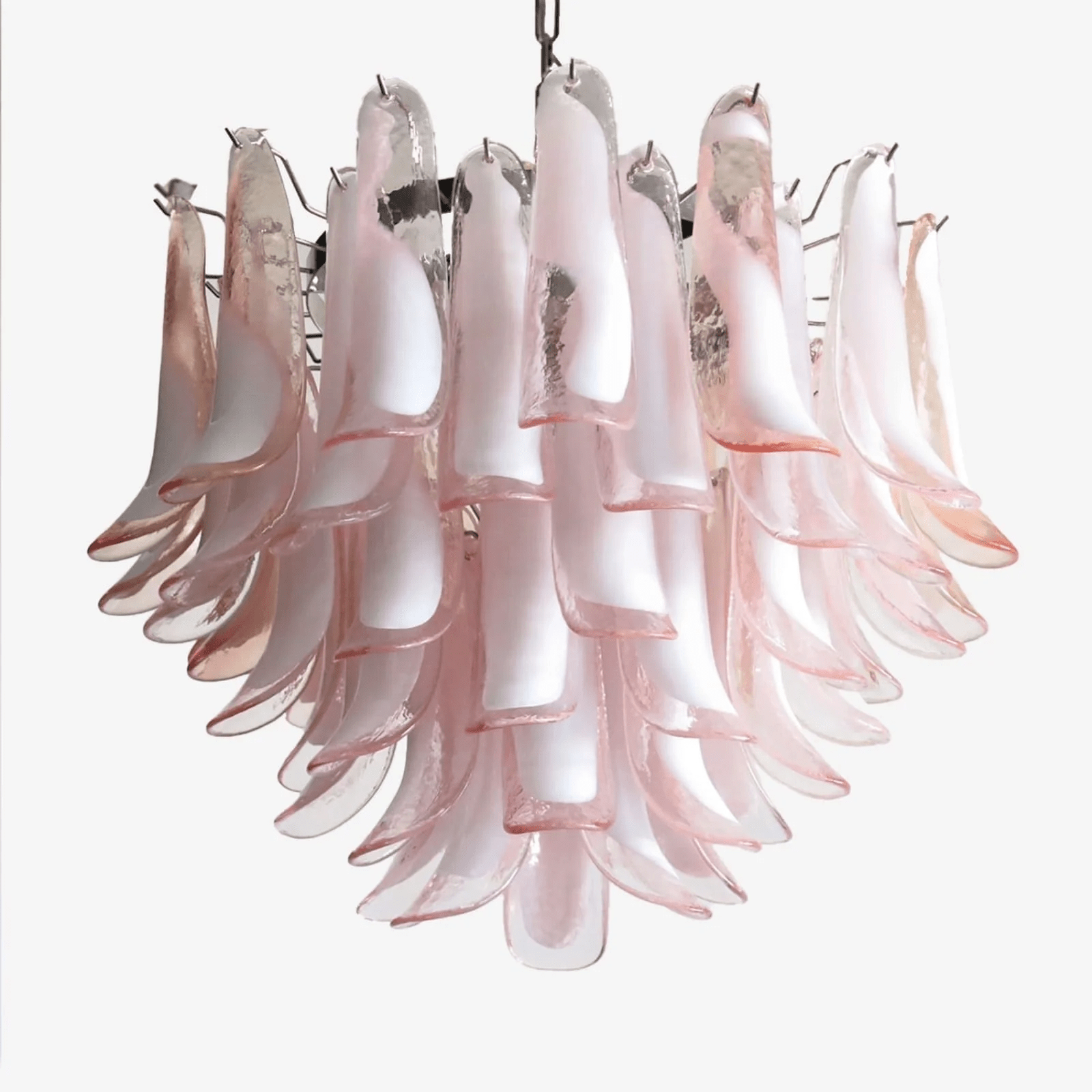 Aurora Chandelier Murano Glass Tiered Italian-Neutral Decor