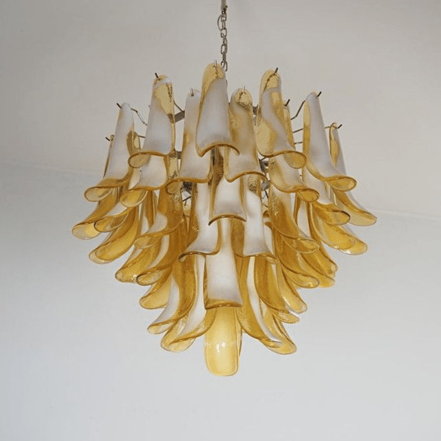 Aurora Chandelier Murano Glass Tiered Italian-Neutral Decor