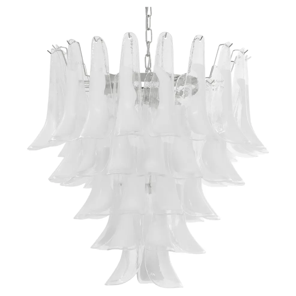 Aurora Chandelier Murano Glass Tiered Italian-Neutral Decor