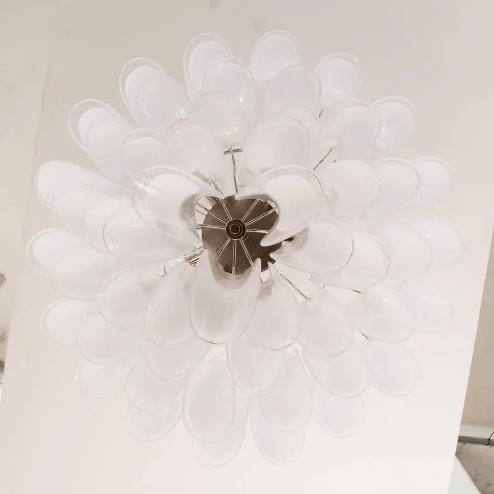 Aurora Chandelier Murano Glass Tiered Italian-Neutral Decor
