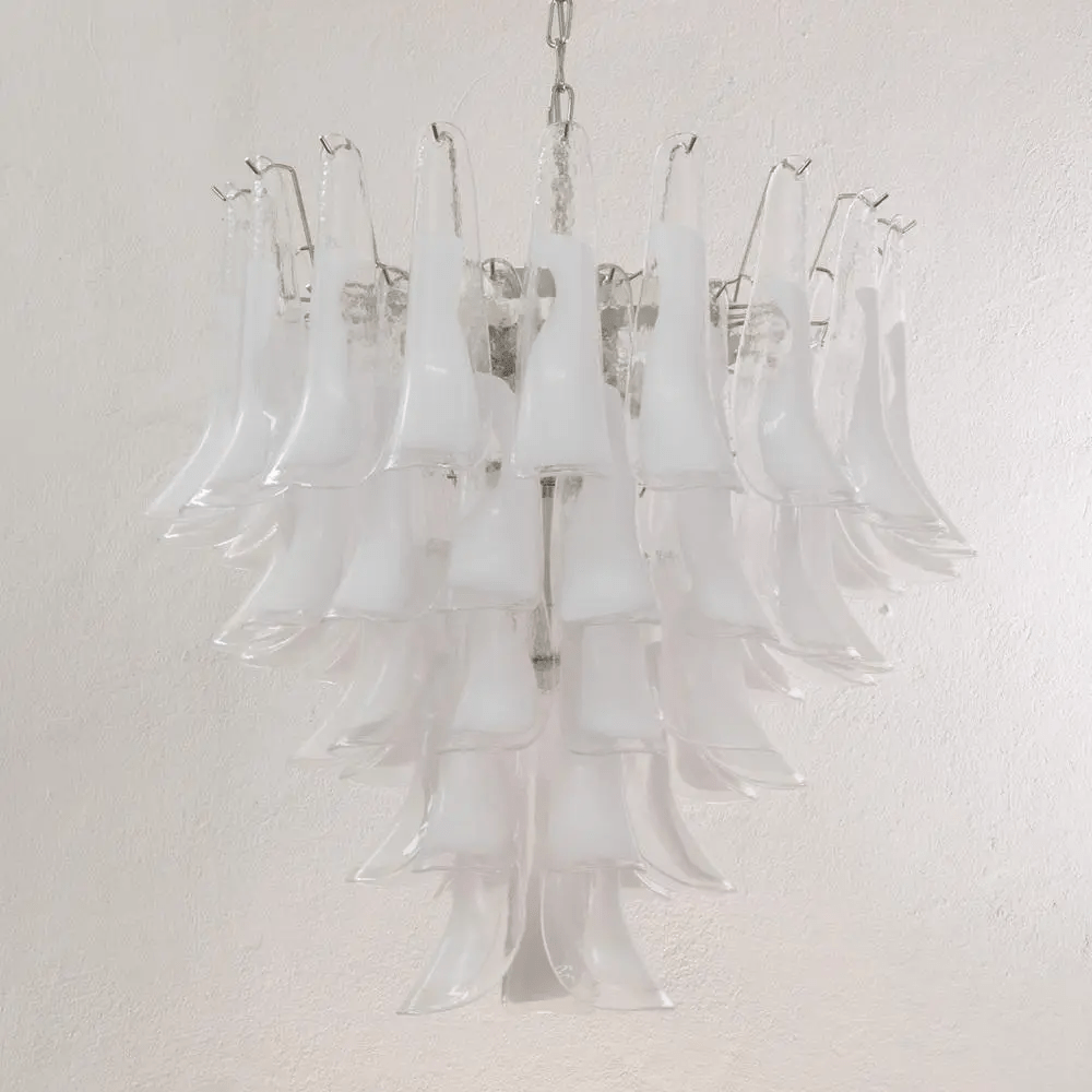 Aurora Chandelier Murano Glass Tiered Italian-Neutral Decor