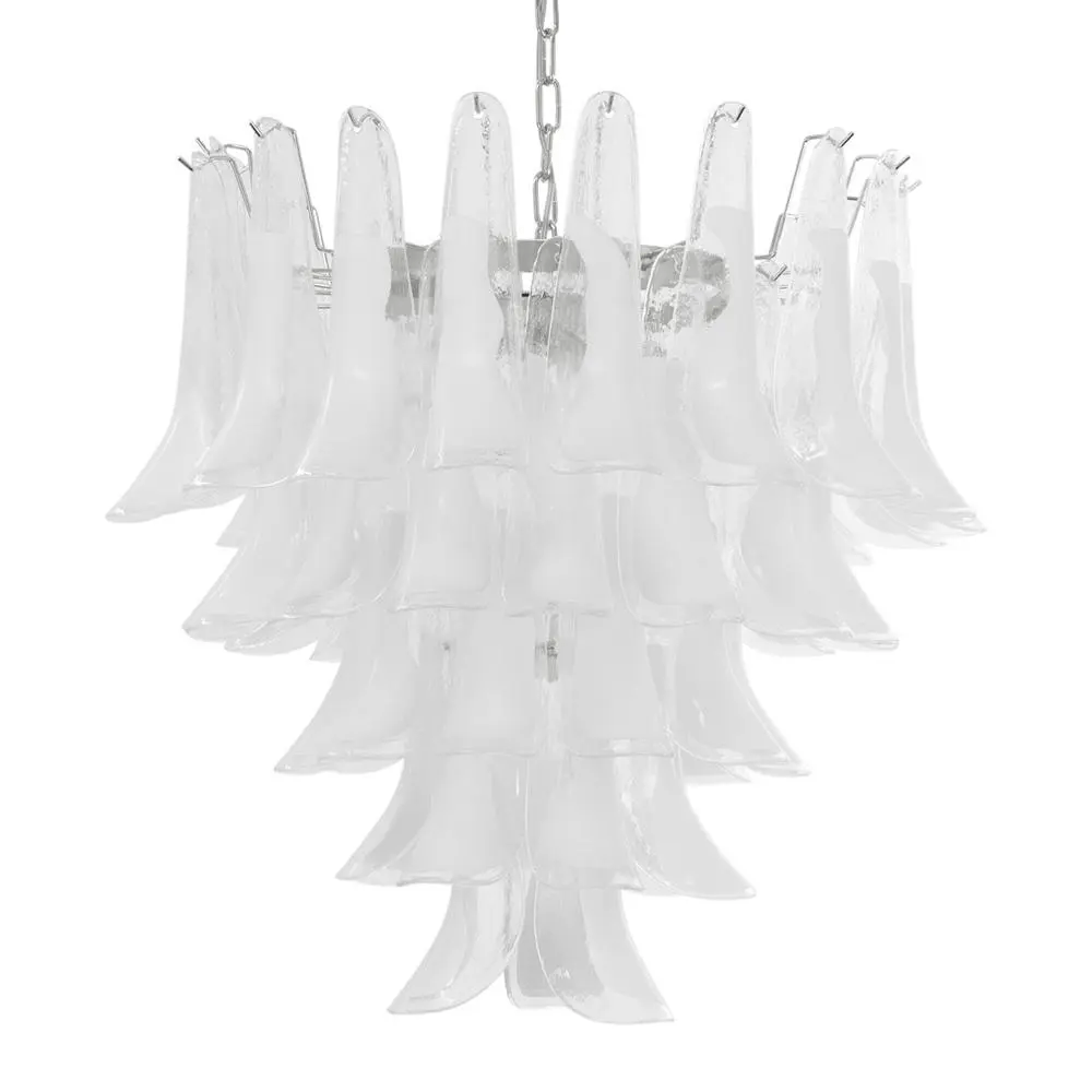 Aurora Chandelier Murano Glass Tiered Italian-Neutral Decor