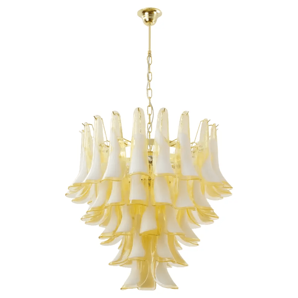 Aurora Chandelier Murano Glass Tiered Italian-Neutral Decor