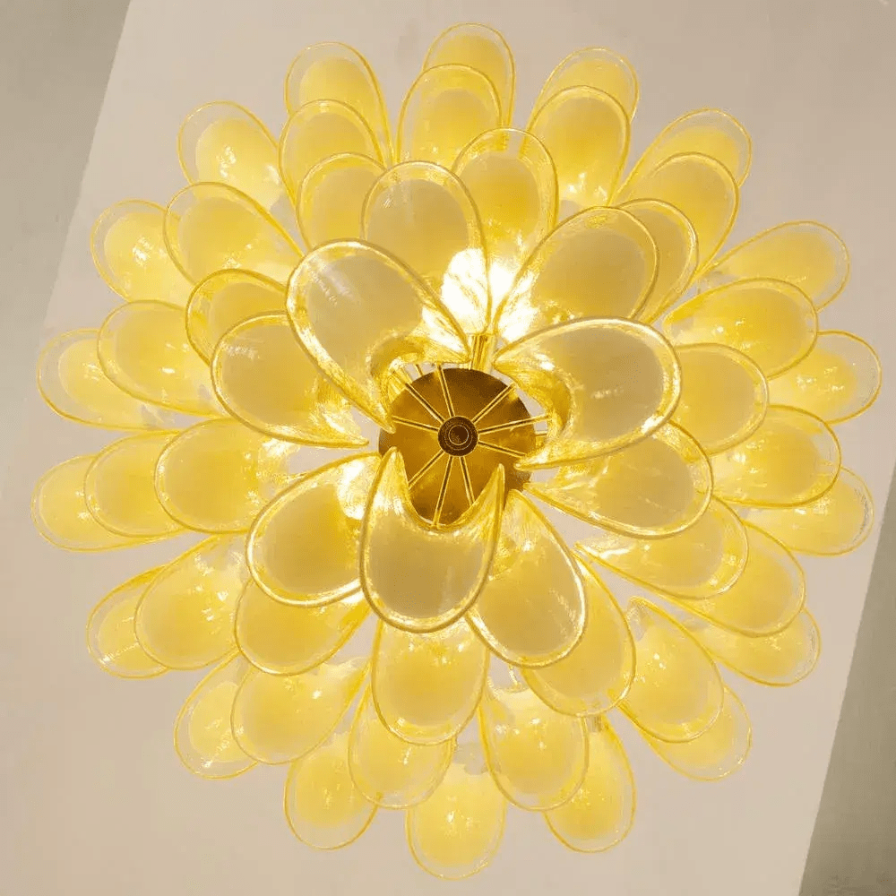 Aurora Chandelier Murano Glass Tiered Italian-Neutral Decor